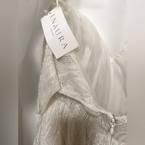 Enaura Margo wedding dress with bustle NWT - Picture 6 of 7